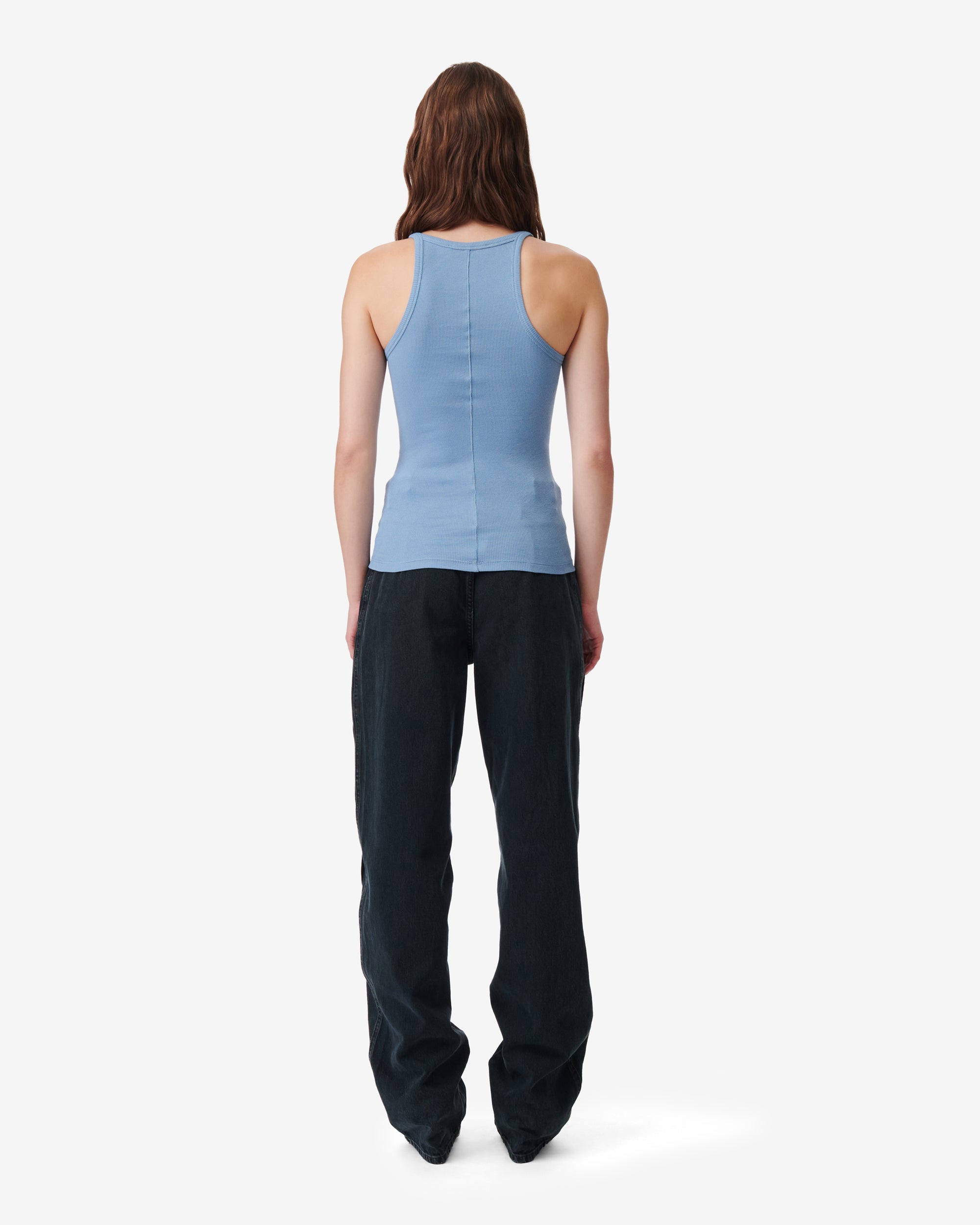 Palisso ribbed tank top - Blue