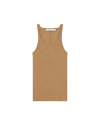 Palisso sleeveless tank top - Cappucino