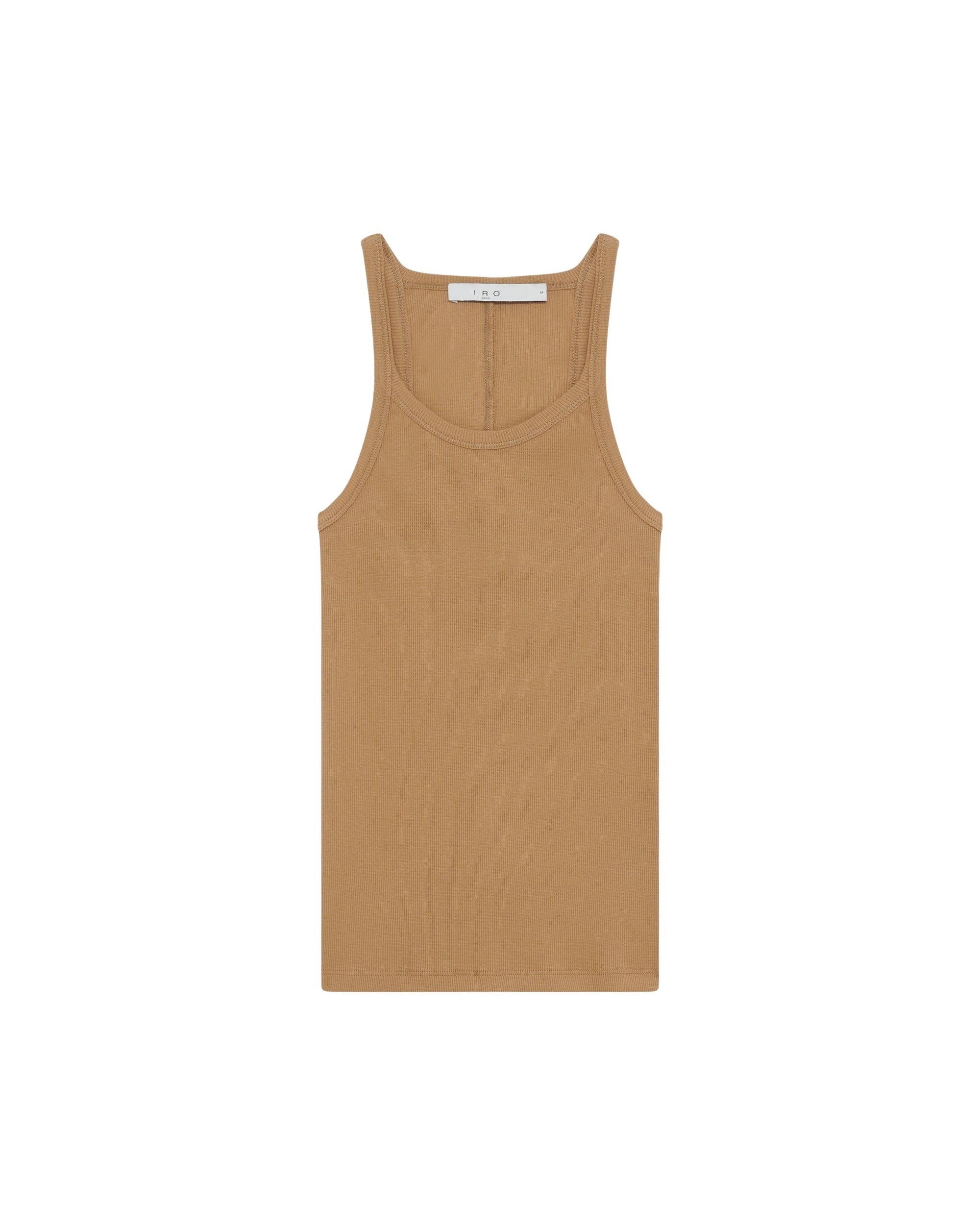 Palisso sleeveless tank top - Cappucino