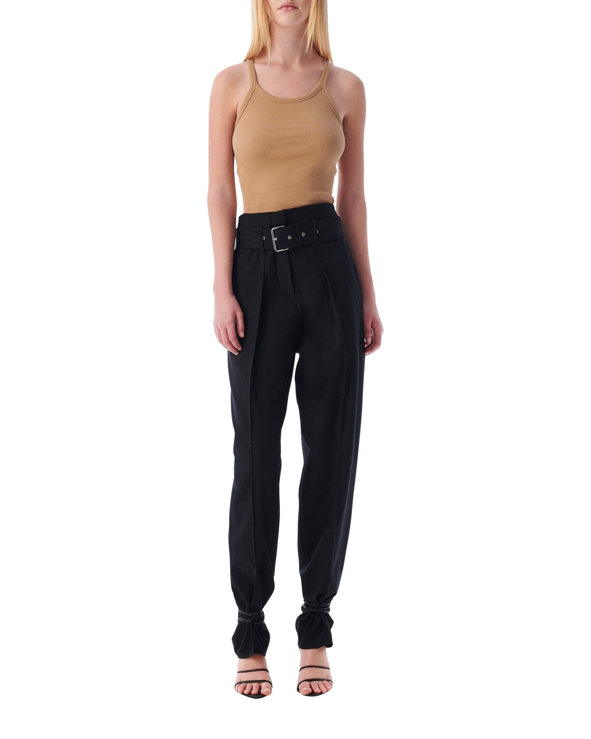 Palisso sleeveless tank top - Cappucino