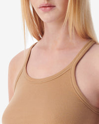 Palisso sleeveless tank top - Cappucino