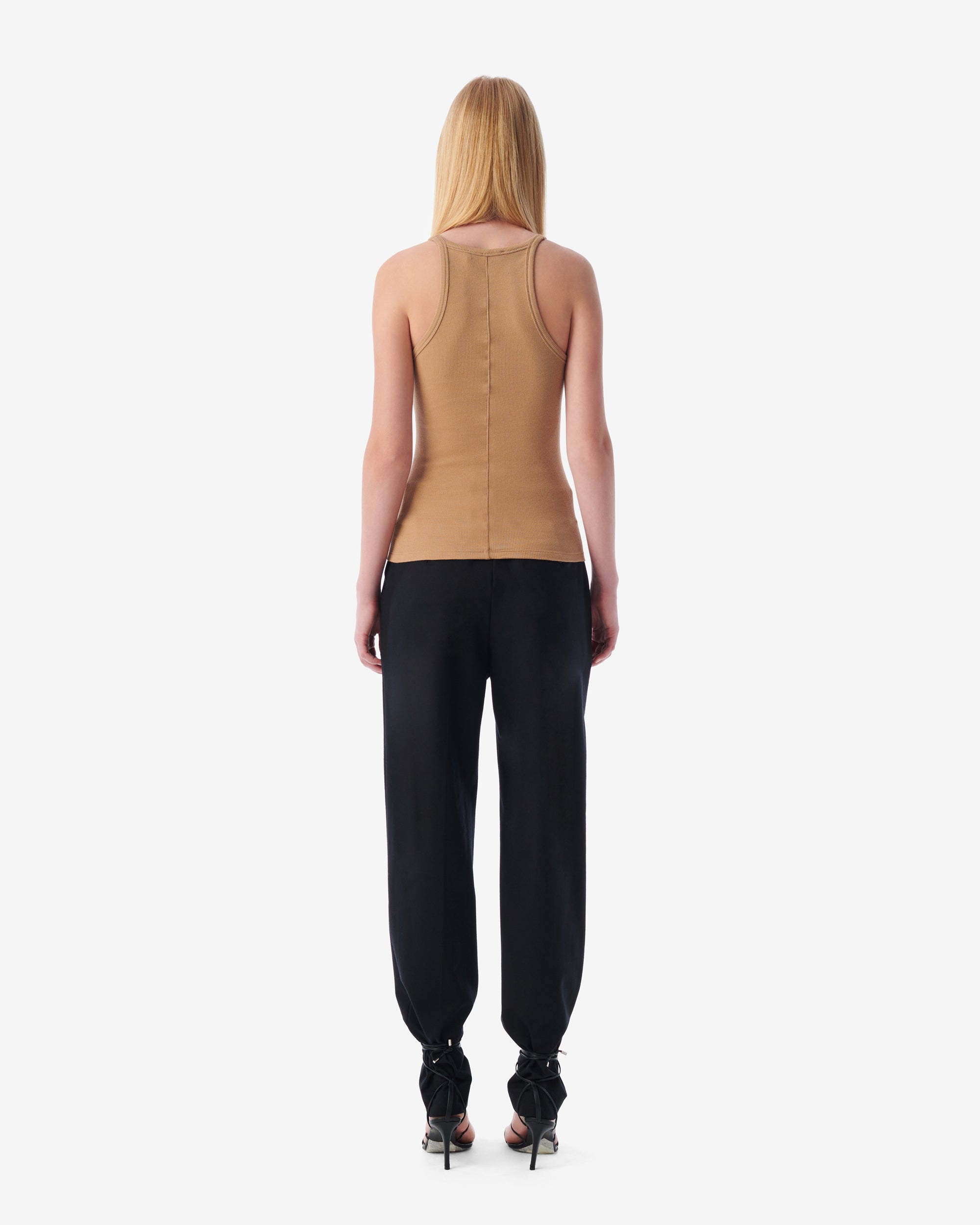 Palisso sleeveless tank top - Cappucino