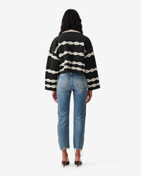 Albury Trousers - Mid Blue Destroy