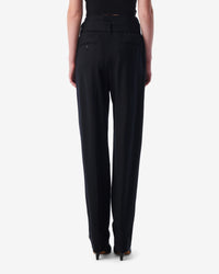 Benet wool trousers - Black