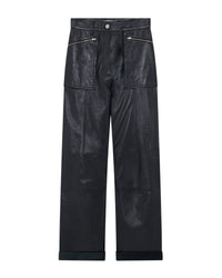 Cabir leather trousers - Black