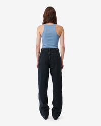 Ceaumar Trousers - Blue Black Used
