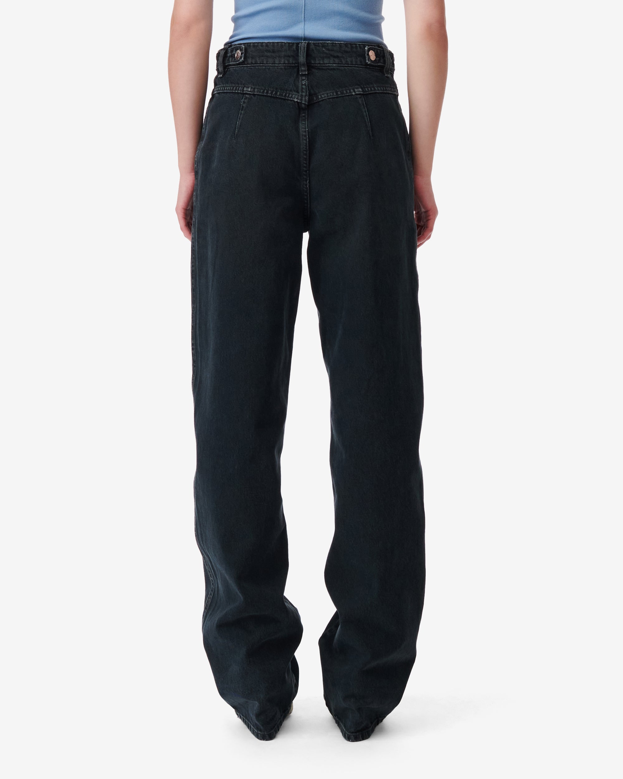 Ceaumar Trousers - Blue Black Used