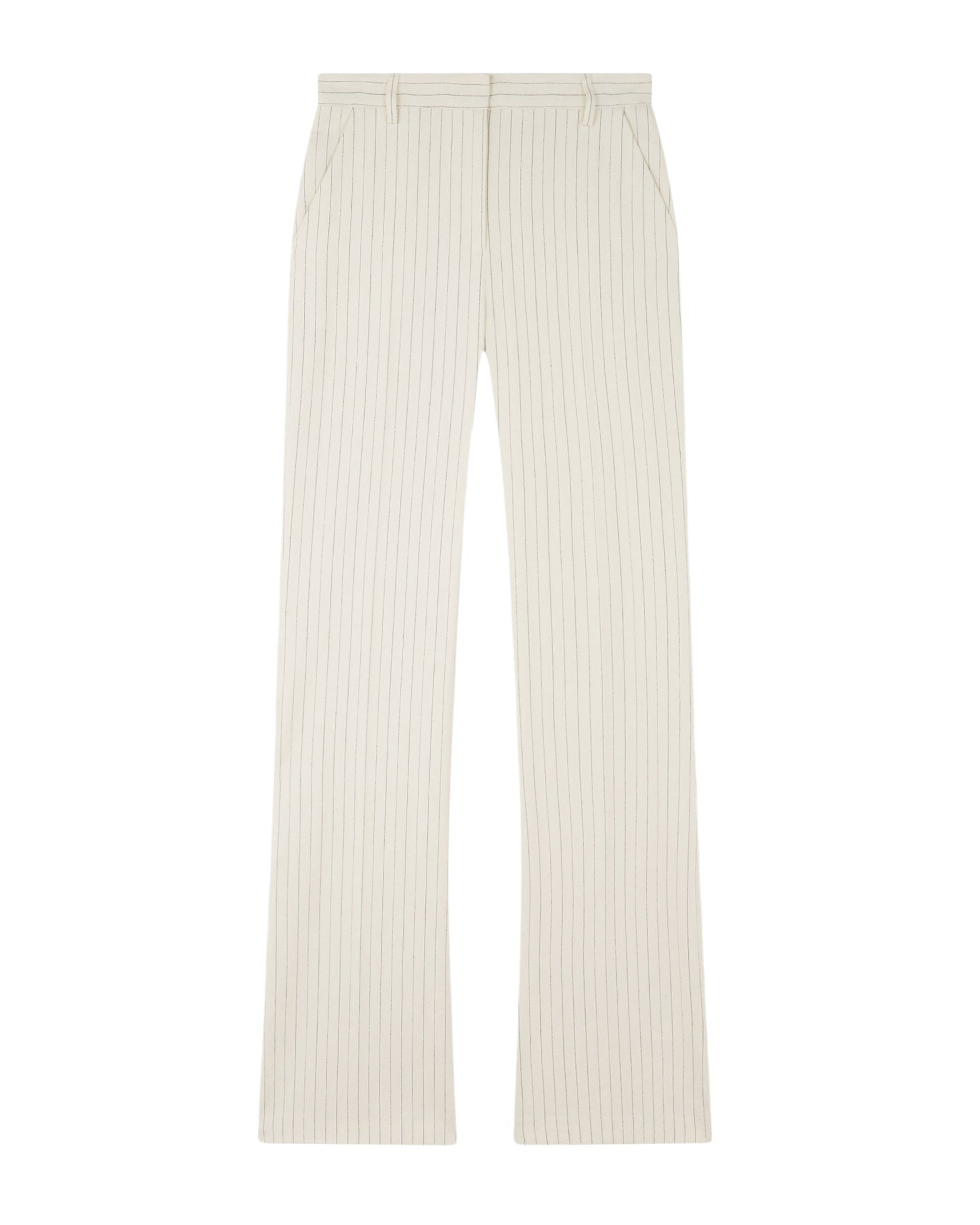 Estella tailored trousers - Off White & Black