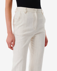 Estella tailored trousers - Off White & Black