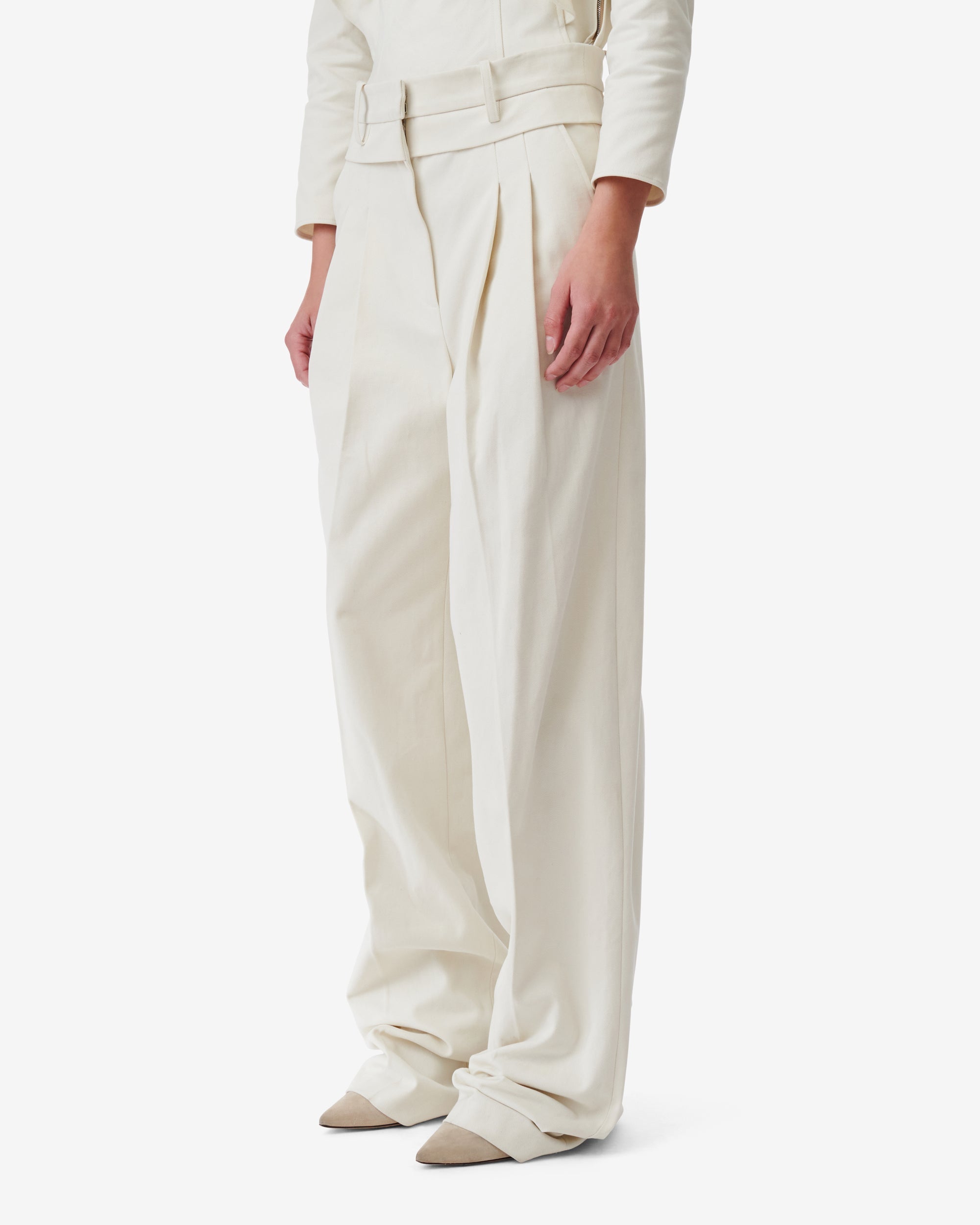 Fabian tailored trousers - Ecru