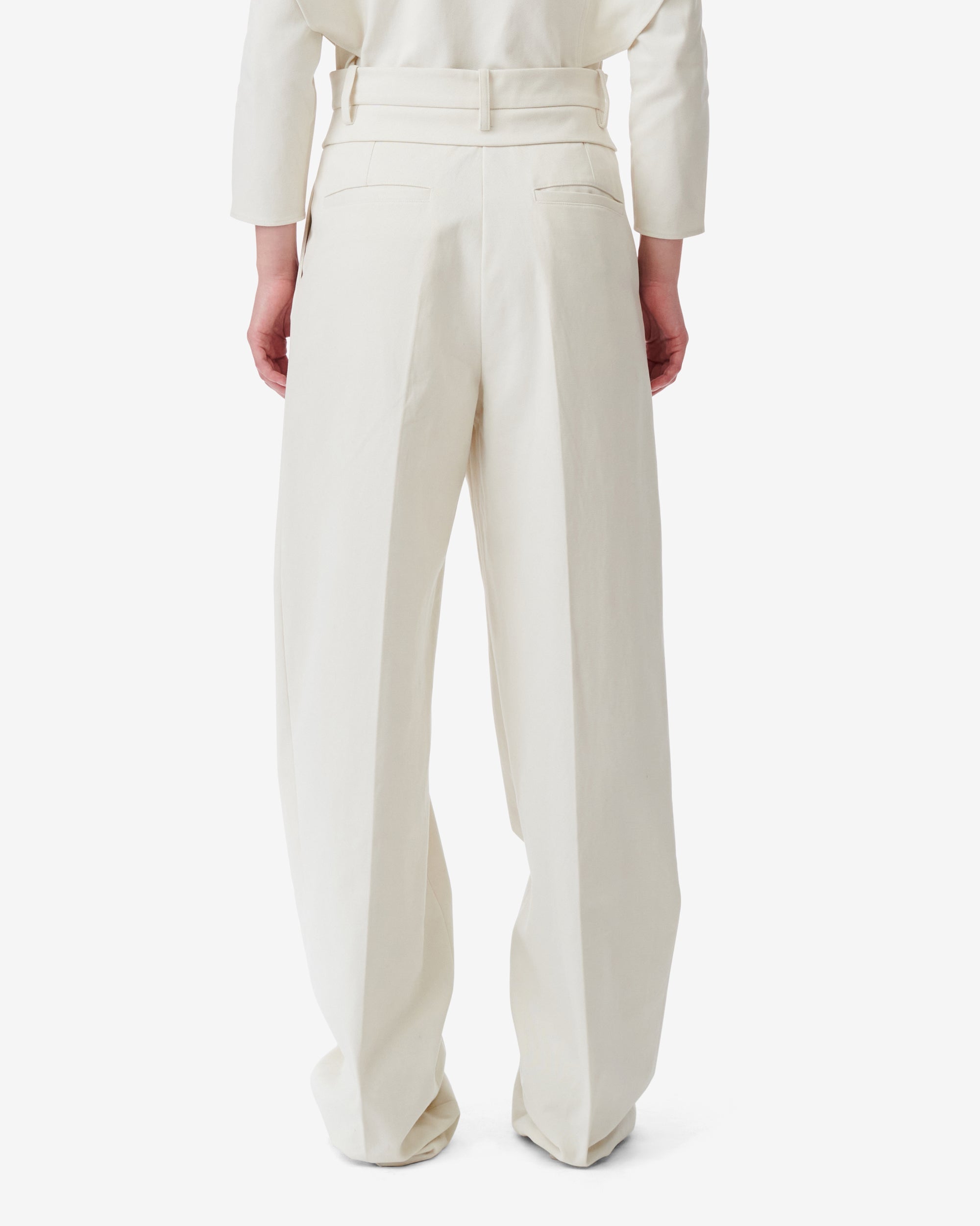 Fabian tailored trousers - Ecru