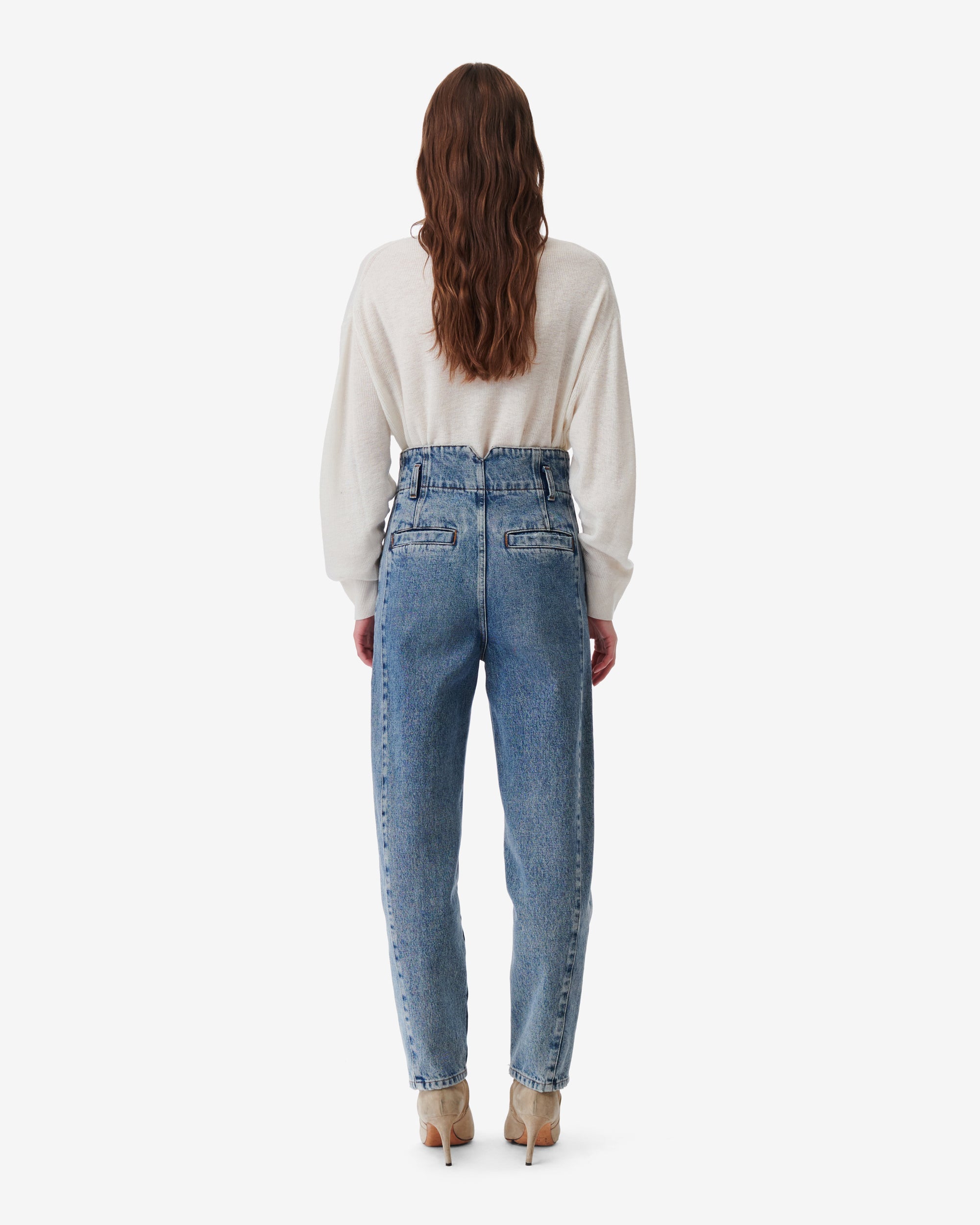 Harold Trousers - Mid Blue Used