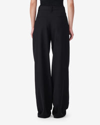 Isaline wool trousers - Black