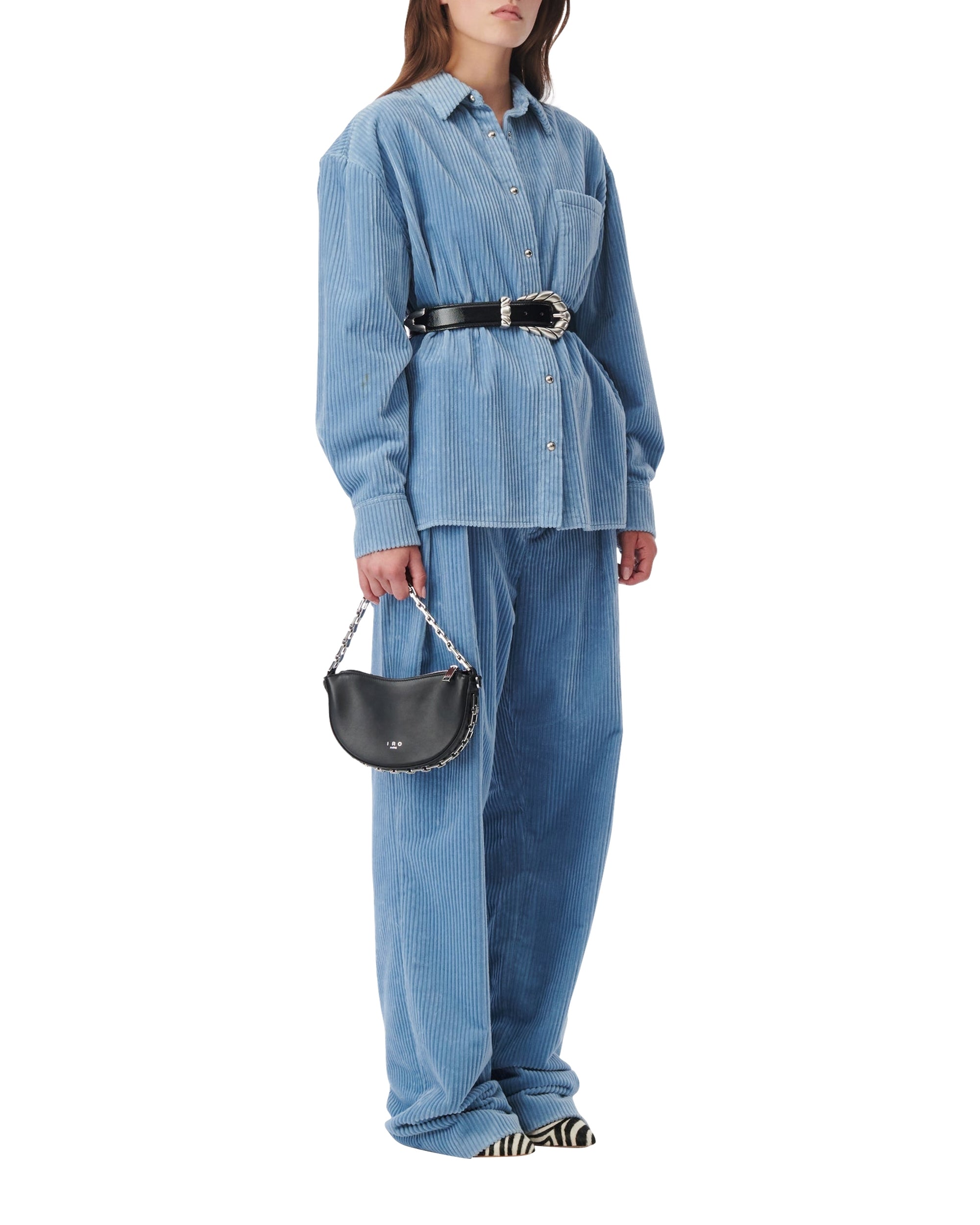 Jake high waist trousers - Blue