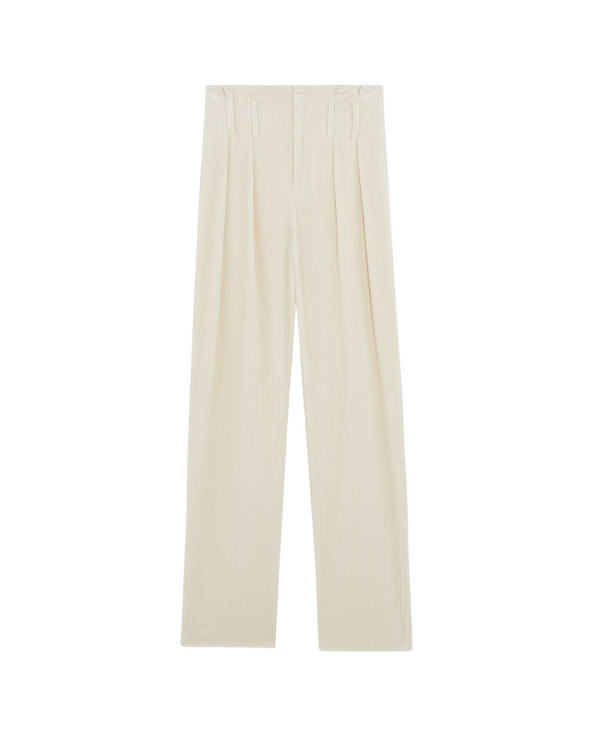 Jake high-waisted trousers - Ecru