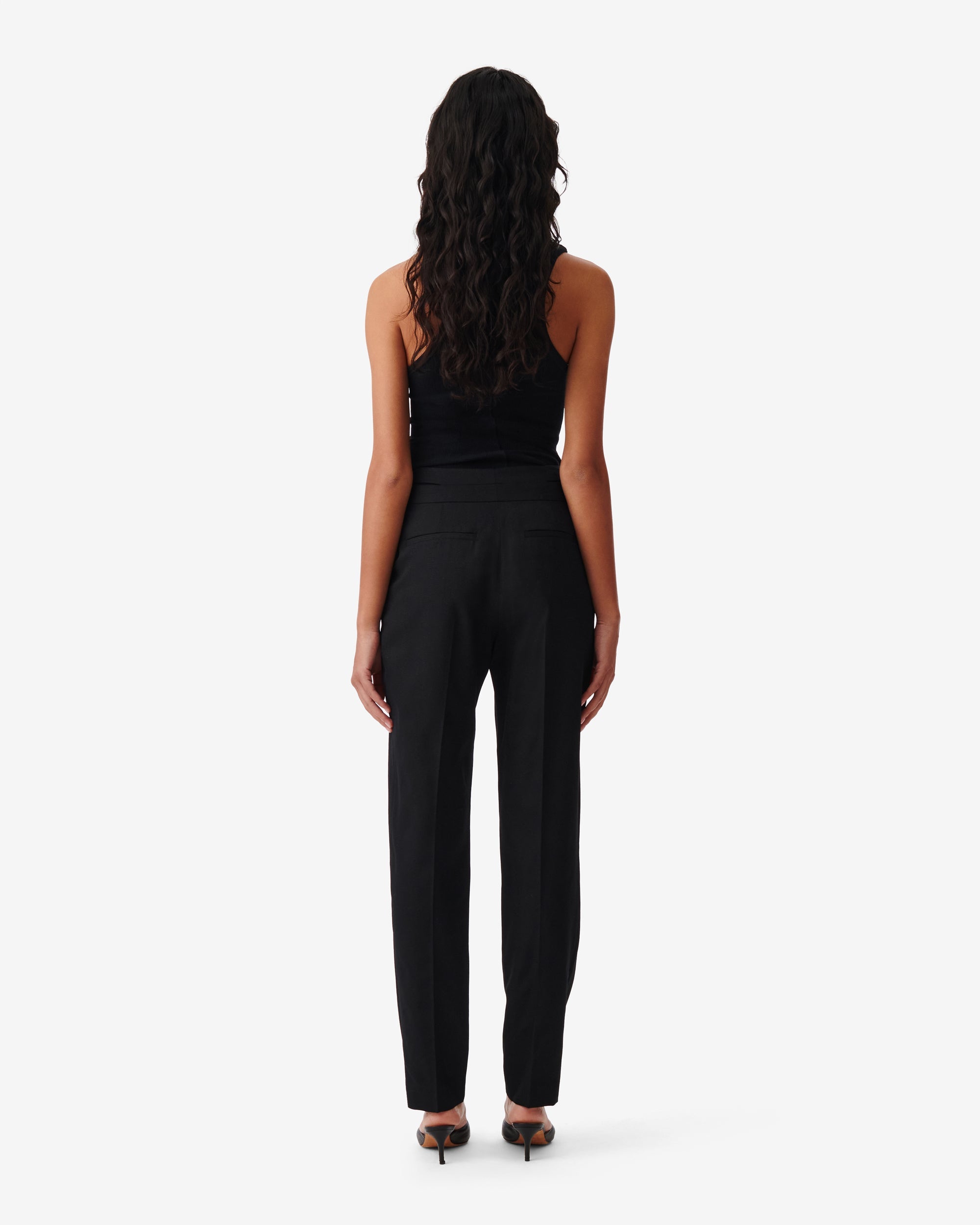 Luada wool trousers - Black