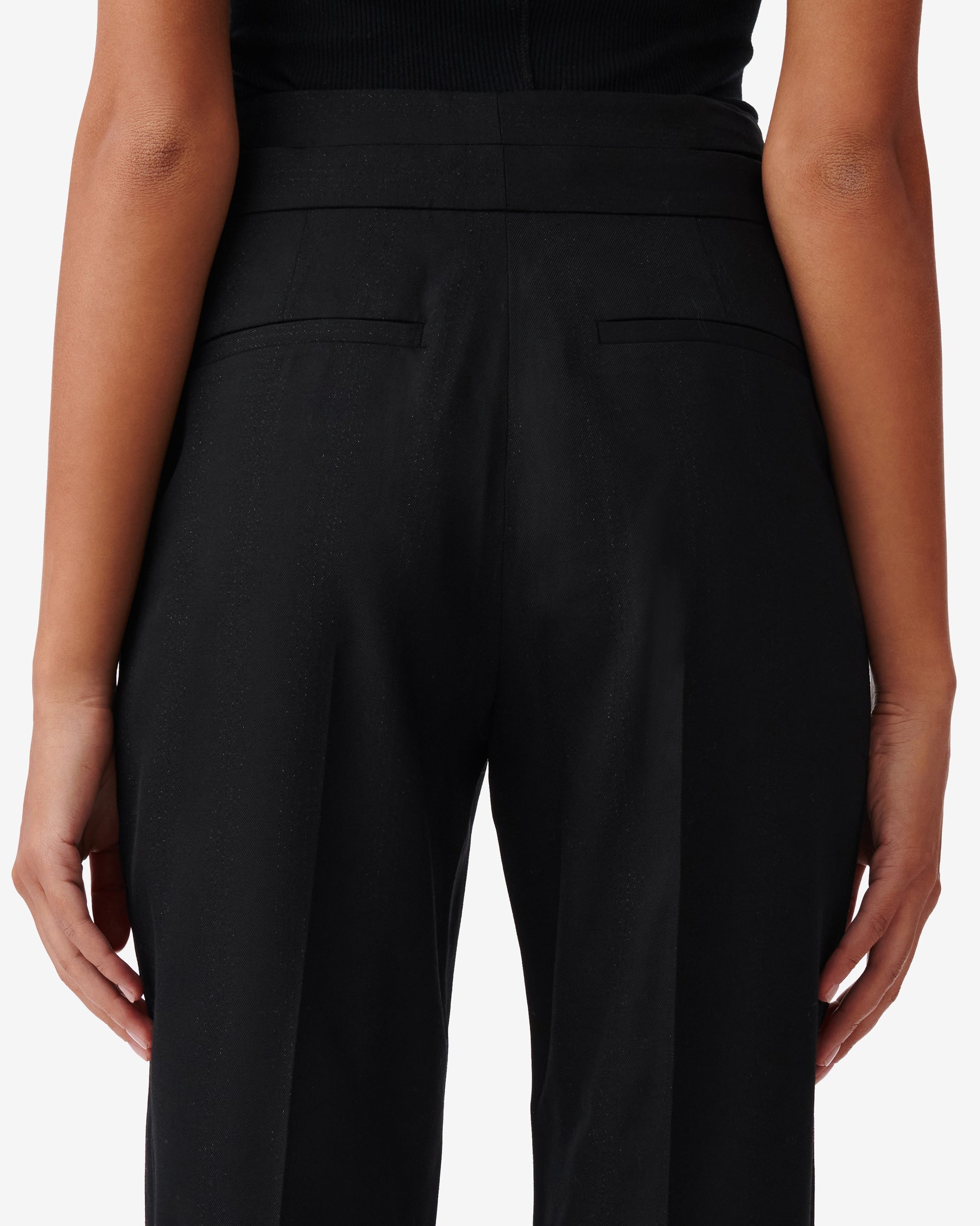Luada wool trousers - Black