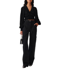 Mait Trousers - Black & Strass