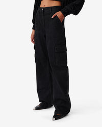 Mait Trousers - Black & Strass