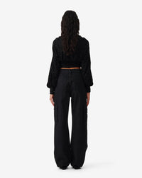 Mait Trousers - Black & Strass