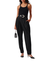 Marona trousers - Shiny Black