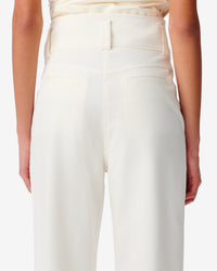 Olanie high-waisted trousers - Off White
