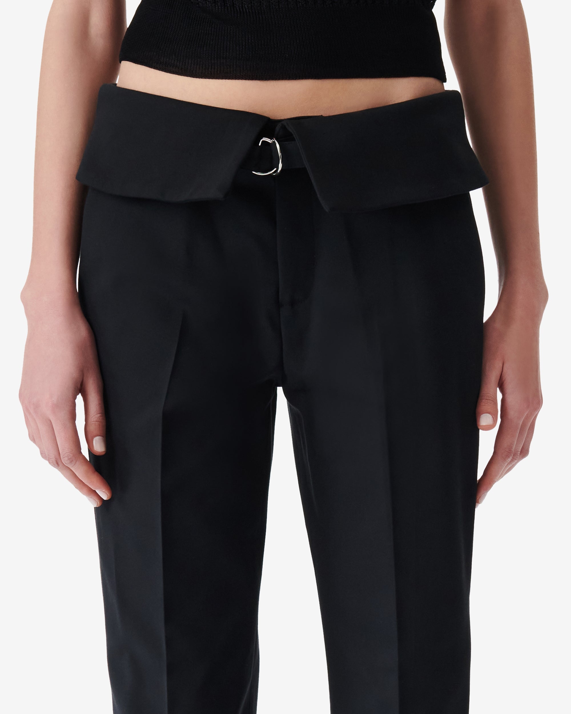 Otala low-rise trousers - Black