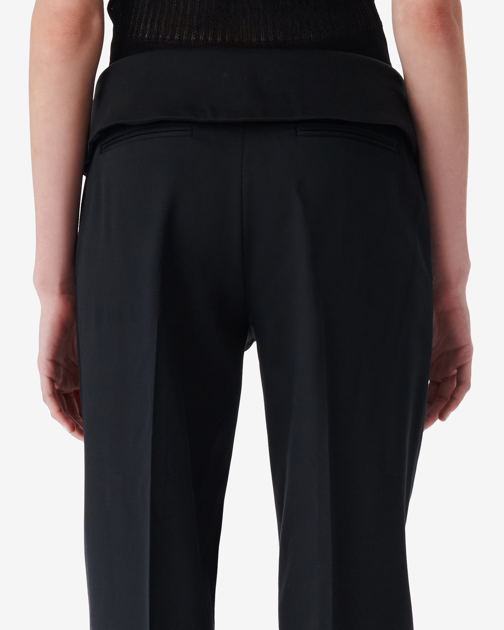 Otala low-rise trousers - Black