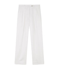Sabia trousers in linen - Optical White