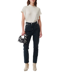 Touro Trousers - Blue Black Used