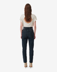 Touro Trousers - Blue Black Used