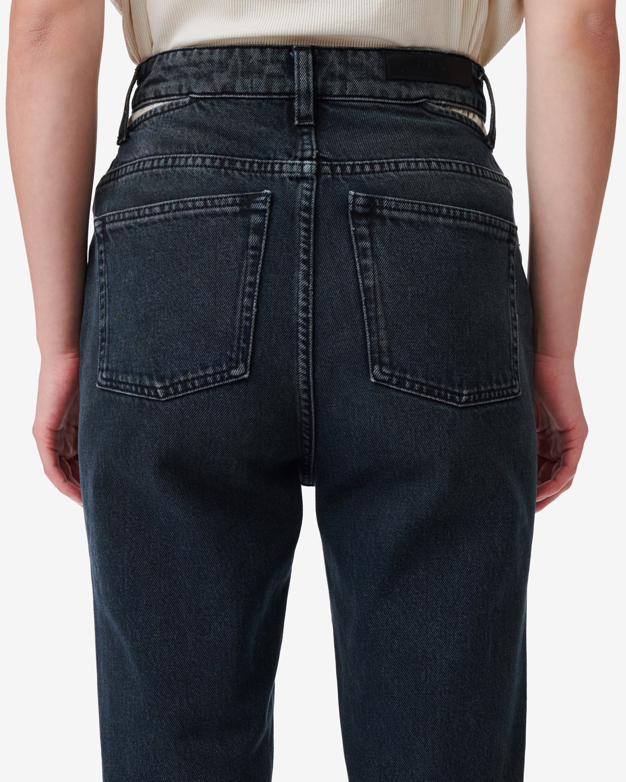 Touro Trousers - Blue Black Used