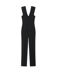Isisa wool jumpsuit - Black