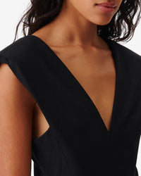 Isisa wool jumpsuit - Black