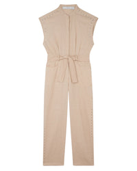 Romeo linen jumpsuit - Light Beige