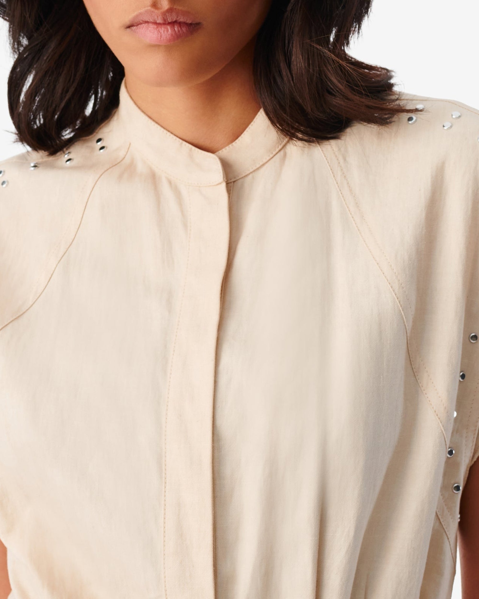 Romeo linen jumpsuit - Light Beige