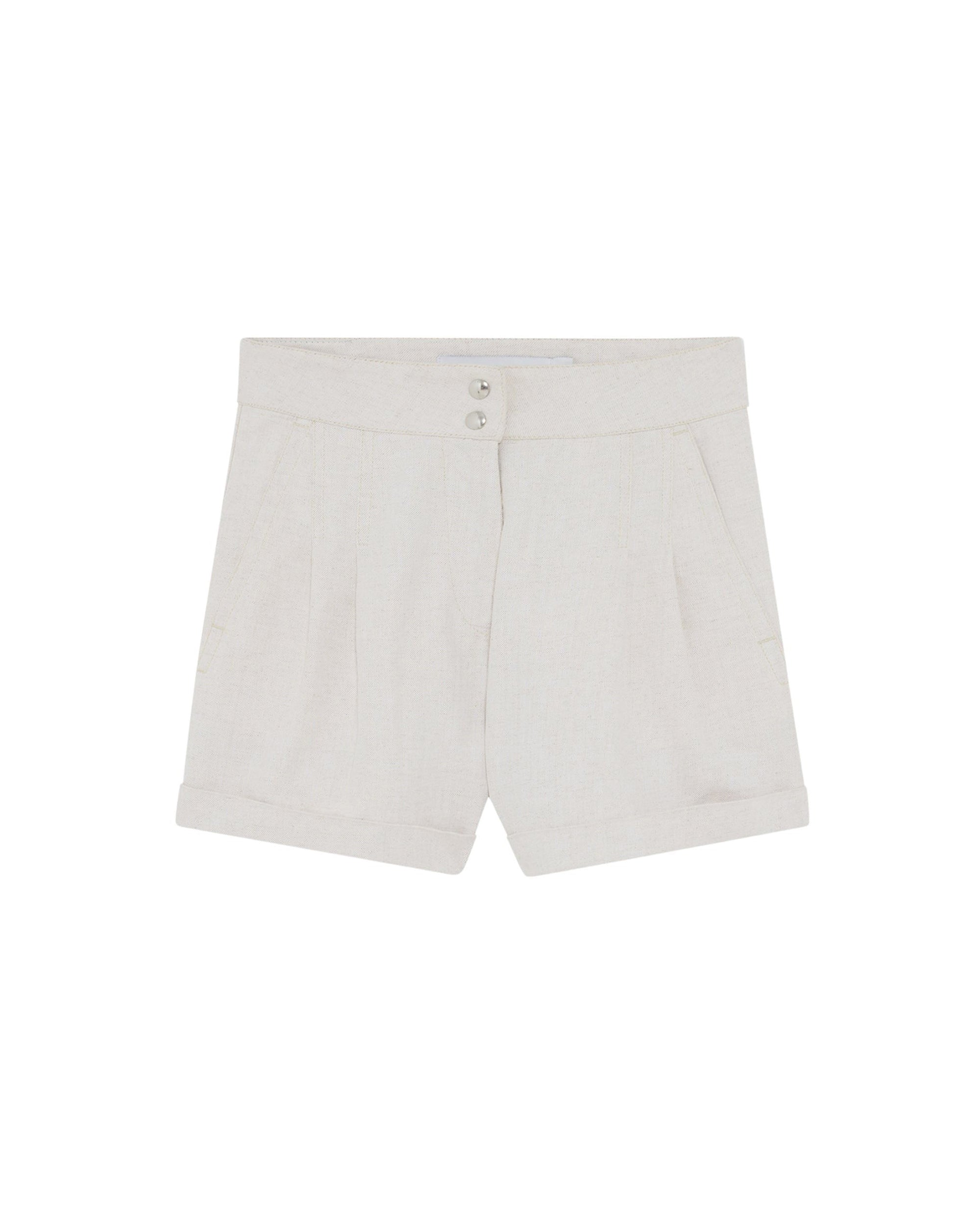 Canva shorts - Beige & Natural White