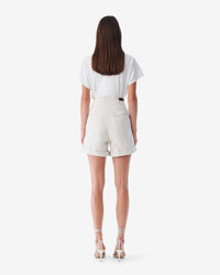 Canva shorts - Beige & Natural White