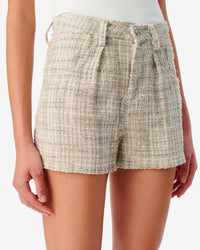 Linen Dilana shorts - Mixed Beige