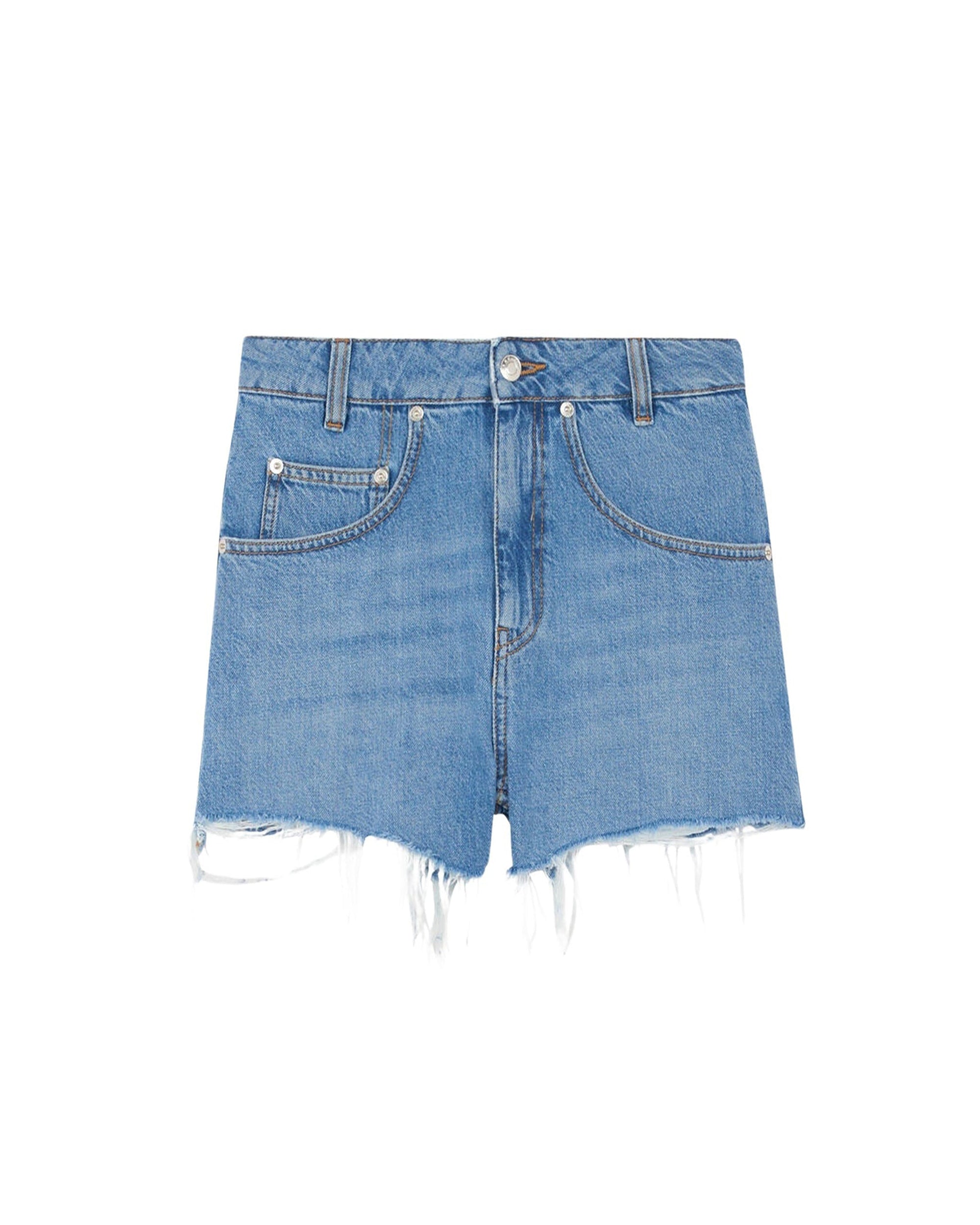 Japa shorts in denim - Country Mid Blue