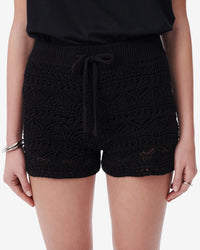 Loreen shorts in linen - Black