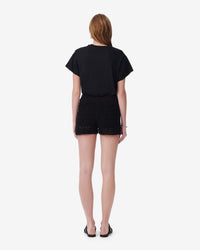 Loreen shorts in linen - Black