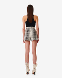 Quanira shorts - Ecru & Black