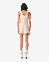 Rimi shorts in linen - Light Beige