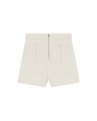 Teddi pleated shorts - Putty