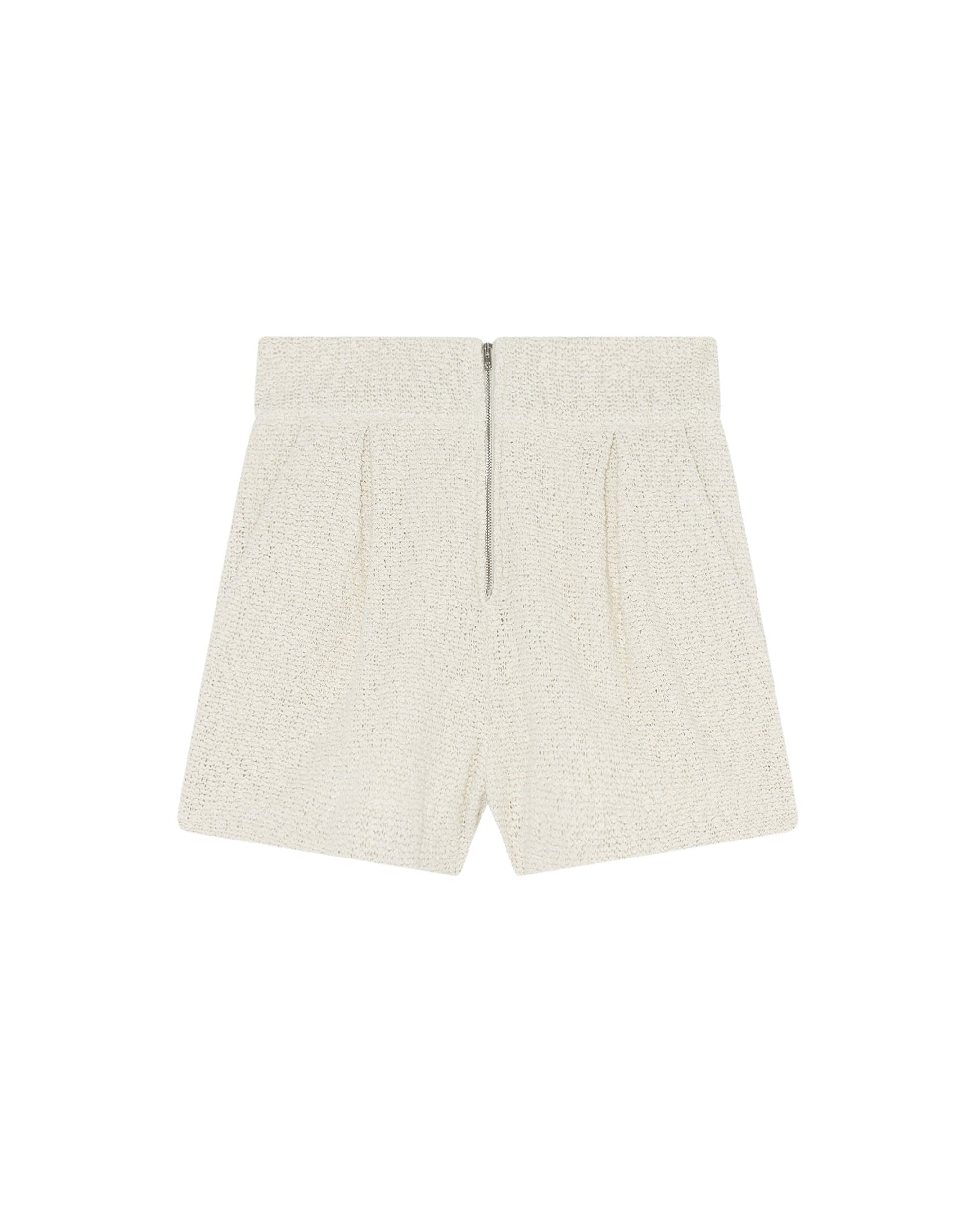 Teddi pleated shorts - Putty