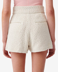 Teddi pleated shorts - Putty