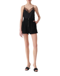Teddi high waist shorts - Black