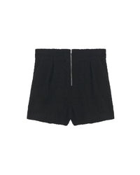 Teddi high waist shorts - Black