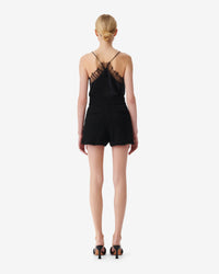 Teddi high waist shorts - Black
